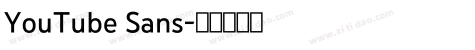 YouTube Sans字体转换